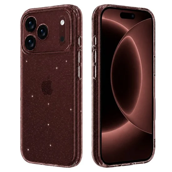 Калъф Techsuit SparkleSkin Series - iPhone 18 Pro Max / iPhone 17 Pro Max - Прозрачен