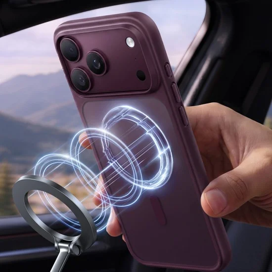 Калъф Torras - Guardian Magnetic Series - iPhone 18 Pro / iPhone 17 Pro - Лилав