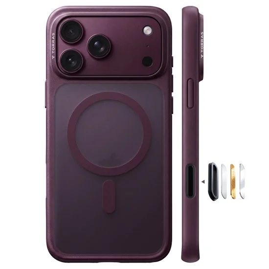 Калъф Torras - Guardian Magnetic Series - iPhone 18 Pro / iPhone 17 Pro - Лилав