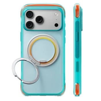 Калъф Torras - O3 Air Core - iPhone 18 Pro / iPhone 17 Pro - Prism Turquoise