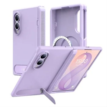Калъф Torras - Ostand L1 Guardian - Samsung Galaxy Z Fold8 - Светлолилав