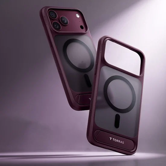 Калъф Torras - Ostand L1 Guardian - iPhone 18 Pro Max / iPhone 17 Pro Max - Лилав
