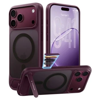Калъф Torras - Ostand L1 Guardian - iPhone 18 Pro Max / iPhone 17 Pro Max - Лилав