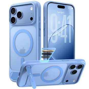 Калъф Torras - Ostand L1 Guardian - iPhone 18 Pro Max / iPhone 17 Pro Max - Син