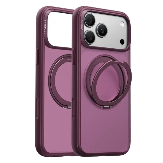Калъф Torras - Ostand O1 Guardian - iPhone 18 Pro / iPhone 17 Pro - Лилав