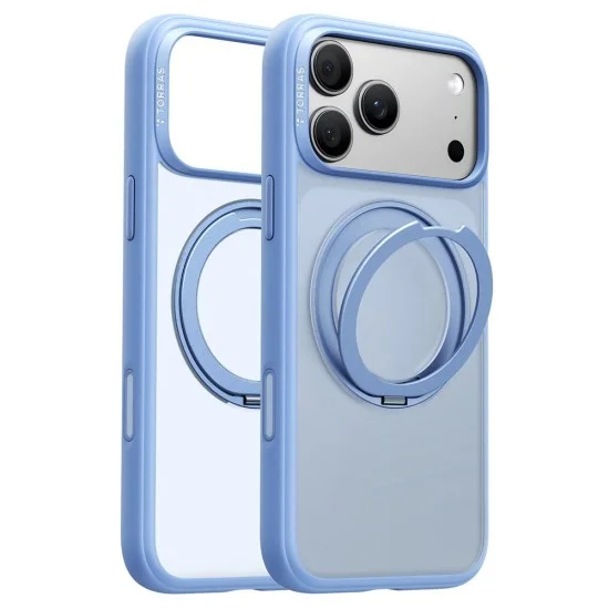 Калъф Torras - Ostand O1 Guardian - iPhone 18 Pro / iPhone 17 Pro - Син