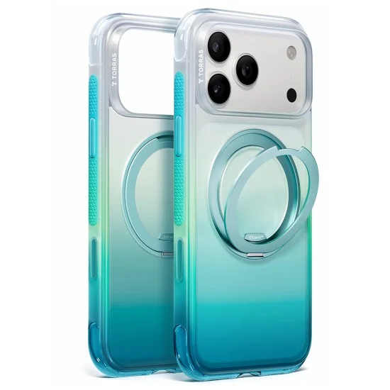 Калъф Torras - Ostand O3 Air Gradient - iPhone 18 Pro / iPhone 17 Pro - Alaska Aurora
