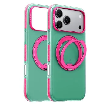 Калъф Torras - Ostand O3 Hue - iPhone 18 Pro Max / iPhone 17 Pro Max - Неонов мъх