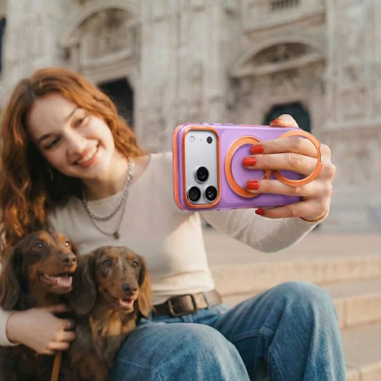 Калъф Torras - Ostand O3 Hue - iPhone 18 Pro Max / iPhone 17 Pro Max - Sweet Plum