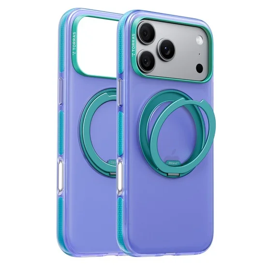 Калъф Torras - Ostand O3 Hue - iPhone 18 Pro Max / iPhone 17 Pro Max - Индигов син