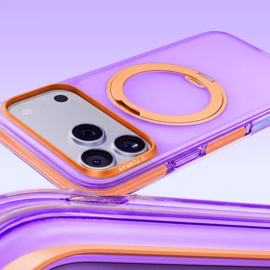 Калъф Torras - Ostand O3 Hue - iPhone 18 Pro / iPhone 17 Pro - Sweet Plum