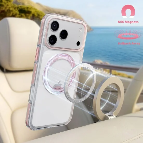 Калъф Torras - Ostand O3 Light - iPhone 18 Pro Max / iPhone 17 Pro Max - Розов