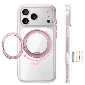 Калъф Torras - Ostand O3 Light - iPhone 18 Pro Max / iPhone 17 Pro Max - Розов
