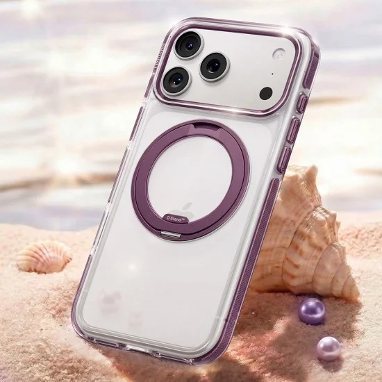 Калъф Torras - Ostand O3 Light - iPhone 18 Pro / iPhone 17 Pro - Лилав