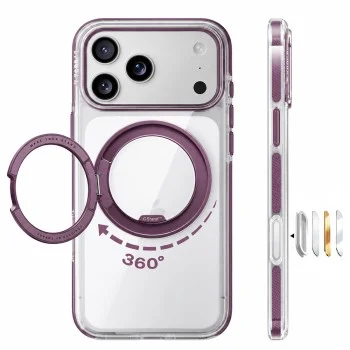 Калъф Torras - Ostand O3 Light - iPhone 18 Pro / iPhone 17 Pro - Лилав