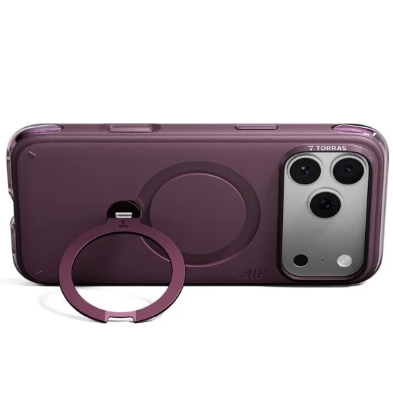 Калъф Torras - Ostand Q3 Air Essential - iPhone 18 Pro Max / iPhone 17 Pro Max - Лилав