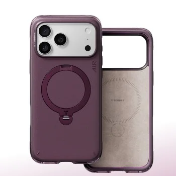 Калъф Torras - Ostand Q3 Air Essential - iPhone 18 Pro / iPhone 17 Pro - Лилав
