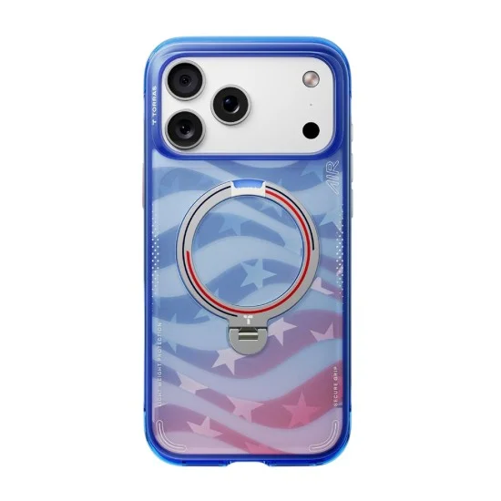 Калъф Torras - Ostand Q3 Air Football Series - iPhone 17 Pro / iPhone 18 Pro - Starlight