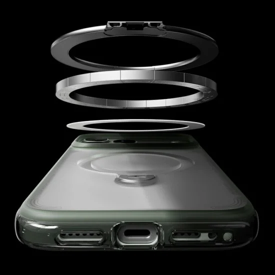 Калъф Torras - Ostand Q3 Air Football Series - iPhone 17 Pro / iPhone 18 Pro - Iron