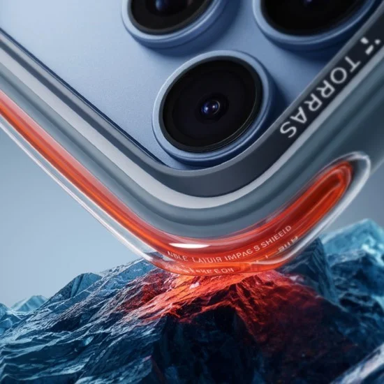 Калъф Torras - Ostand Q3 Air Pro - iPhone 18 Pro Max / iPhone 17 Pro Max - Светлосин