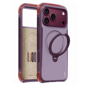 Калъф Torras - Ostand Q3 Air Pro - iPhone 18 Pro / iPhone 17 Pro - Violet Summit