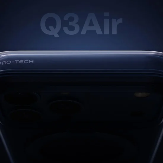Калъф Torras - Ostand Q3 Air Series - iPhone 18 Pro Max / iPhone 17 Pro Max - Тъмносин