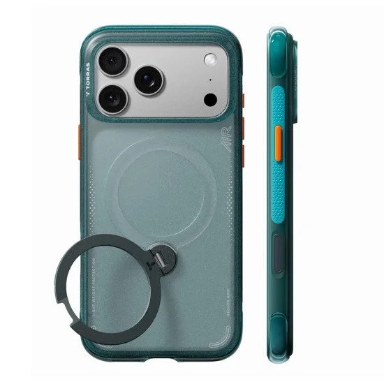 Калъф Torras - Ostand Q3 Air Series - iPhone 18 Pro Max / iPhone 17 Pro Max - Зелен