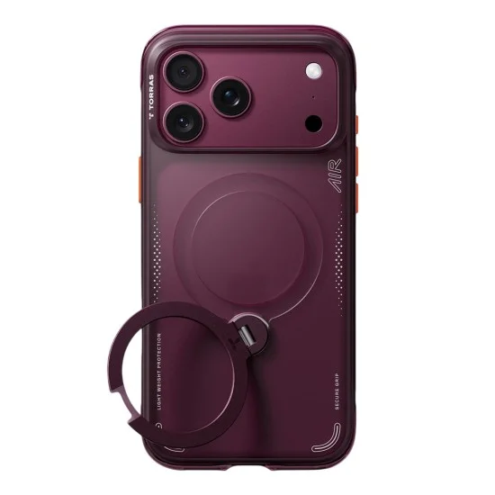 Калъф Torras - Ostand Q3 Air Series - iPhone 18 Pro / iPhone 17 Pro - Лилав
