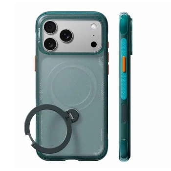 Калъф Torras - Ostand Q3 Air Series - iPhone 18 Pro / iPhone 17 Pro - Зелен