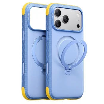 Калъф Torras - Ostand Q3 Rugged - iPhone 18 Pro Max / iPhone 17 Pro Max - Атолско син