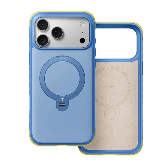Калъф Torras - Ostand Q3 Rugged - iPhone 18 Pro Max / iPhone 17 Pro Max - Наситено черен