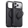 Калъф Torras - Ostand Q3 Rugged - iPhone 18 Pro / iPhone 17 Pro - Наситено черен
