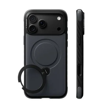 Калъф Torras - Ostand Q3 Rugged - iPhone 18 Pro / iPhone 17 Pro - Наситено черен