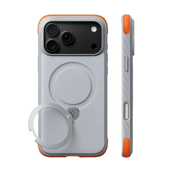 Калъф Torras - Ostand Q3 Rugged - iPhone 18 Pro / iPhone 17 Pro - Изгревно бял