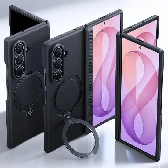Калъф Torras - Ostand Q3 Spin Series - Samsung Galaxy Z Fold8 Ultra - Черен