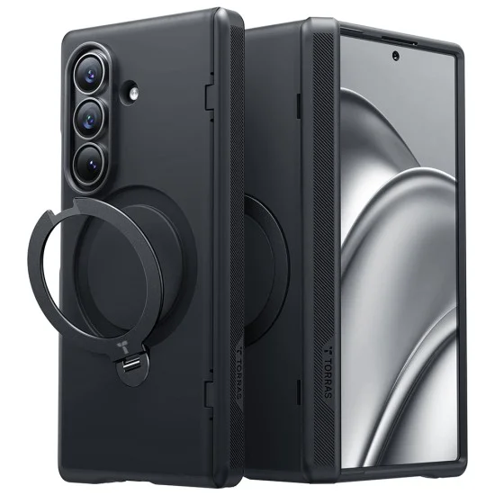 Калъф Torras - Ostand Q3 Spin Series - Samsung Galaxy Z Fold8 Ultra - Черен