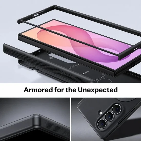 Калъф Torras - Ostand Q3 Spin Series - Samsung Galaxy Z Fold8 Ultra - Черен