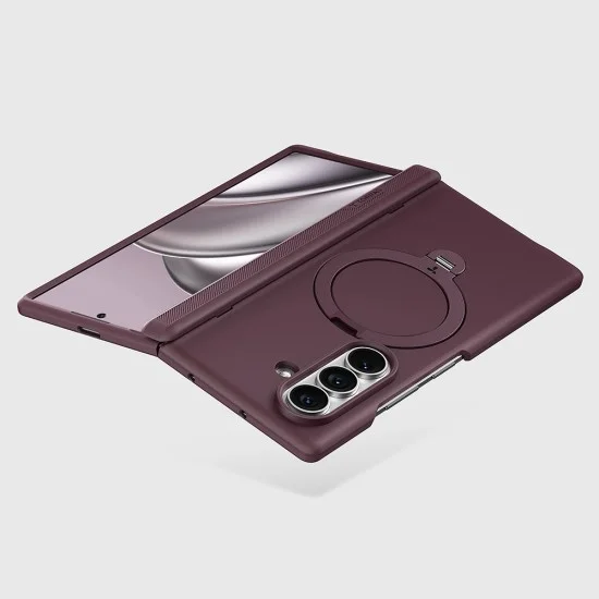 Калъф Torras - Ostand Q3 Spin Series - Samsung Galaxy Z Fold8 Ultra - Лилав