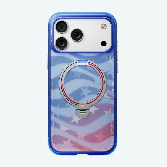 Калъф Torras - Ostand Spin Air Football Series - iPhone 17 Pro Max / iPhone 18 Pro Max - Starlight