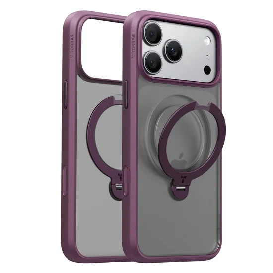 Калъф Torras - Ostand Spin Series - iPhone 18 Pro Max / iPhone 17 Pro Max - Лилав