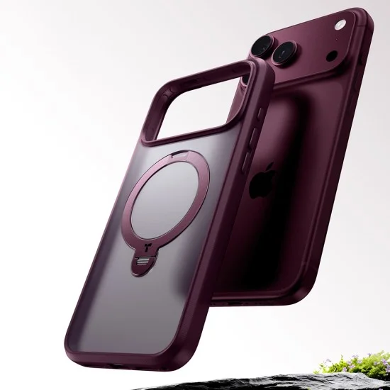 Калъф Torras - Ostand Spin Series - iPhone 18 Pro Max / iPhone 17 Pro Max - Лилав