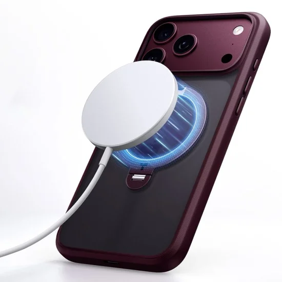 Калъф Torras - Ostand Spin Series - iPhone 18 Pro / iPhone 17 Pro - Лилав