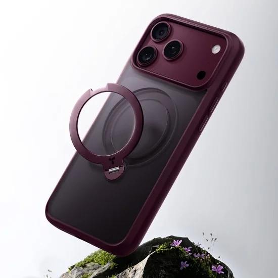 Калъф Torras - Ostand Spin Series - iPhone 18 Pro / iPhone 17 Pro - Лилав