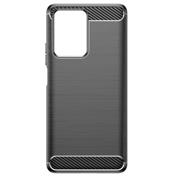 Калъф за Xiaomi 11T / 11T Pro - Carbon Silicone - Черен