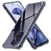 Калъф за Xiaomi 11T / 11T Pro - Techsuit - Удароустойчив Clear Silicone - Опушено Черен