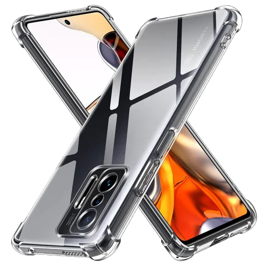 Калъф за Xiaomi 11T / 11T Pro - Удароустойчив прозрачен силикон - прозрачен