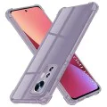 Калъф за Xiaomi 12 / 12X - Techsuit - Удароустойчив Clear Silicone - Опушено Черен