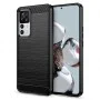 Калъф за Xiaomi 12T / 12T Pro - Carbon Silicone - Черен