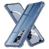 Калъф за Xiaomi 12T / 12T Pro - Techsuit - Удароустойчив Clear Silicone - Опушено Черен