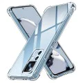 Калъф за Xiaomi 12T / 12T Pro - Удароустойчив прозрачен силикон - прозрачен